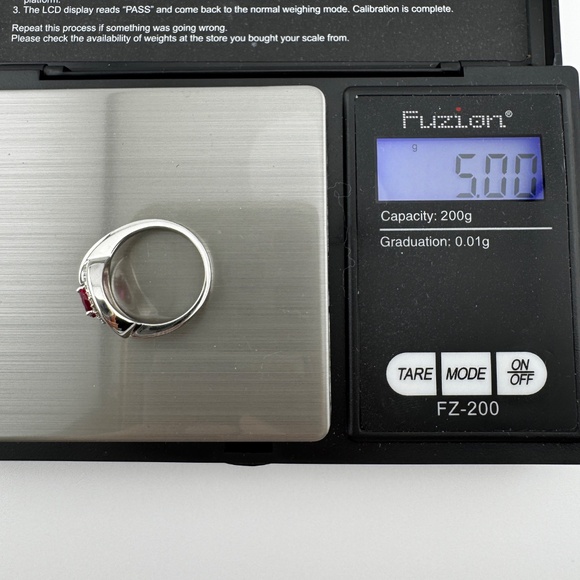 GIA Cert. NO-HEAT or TREATMENTS, Nautral Ruby & Diamond Ring, 14k, sz 6, RARE! - Picture 9 of 17